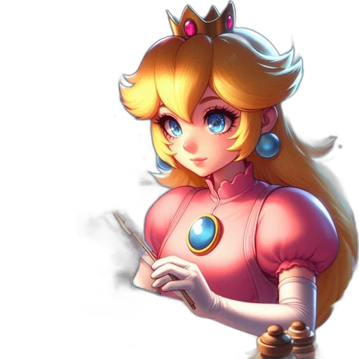 crown, dress, staff, weapon transparent PNG cut-out
