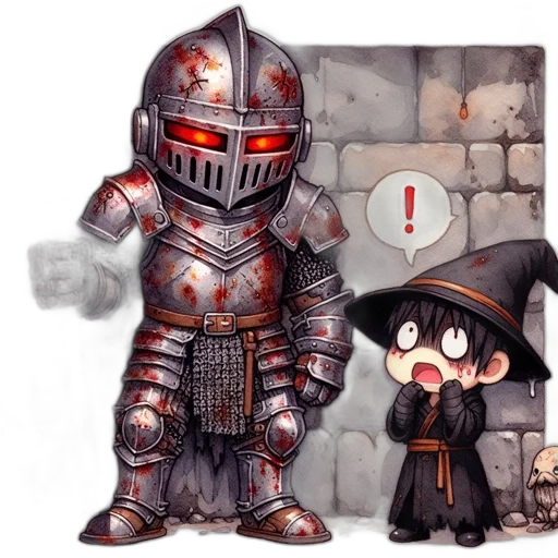 robot, fantasy art, concept art, pixel art transparent PNG cut-out