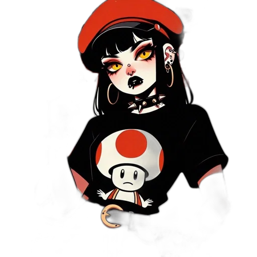 jacket, hat, creature, dress transparent PNG cut-out