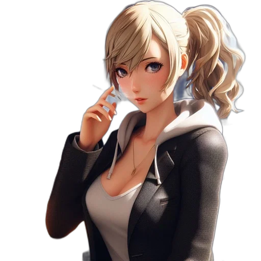 jacket, dress, staff, face transparent PNG cut-out
