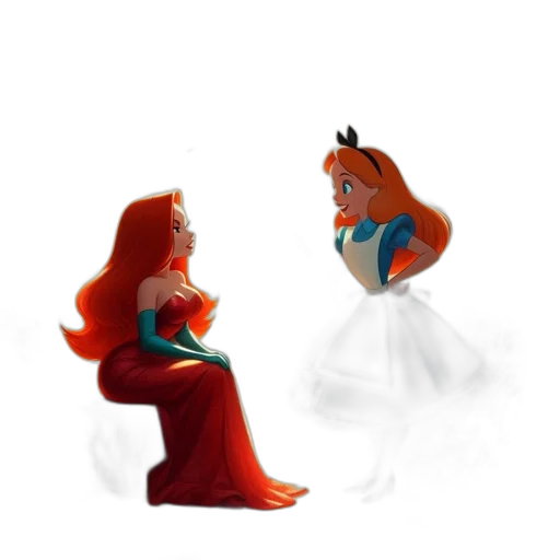 crown, dress, concept art, 3d render transparent PNG cut-out
