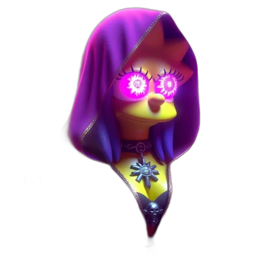 mask, staff, creature, weapon transparent PNG cut-out