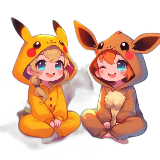 animal, anime, pixel art, concept art transparent PNG cut-out