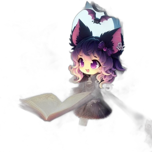 hat, staff, weapon, creature transparent PNG cut-out
