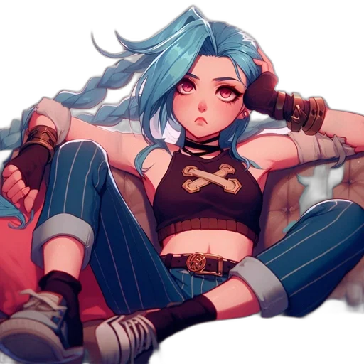 jacket, weapon, anime, concept art transparent PNG cut-out
