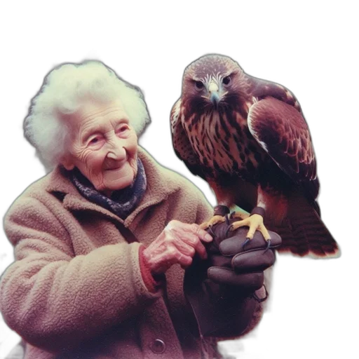 animal, jacket, staff, creature transparent PNG cut-out