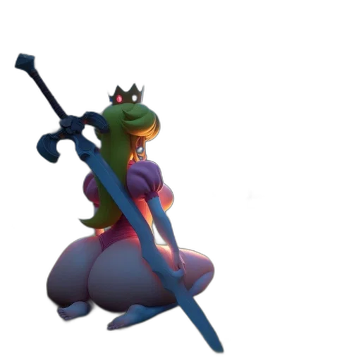 weapon, staff, crown, sword transparent PNG cut-out