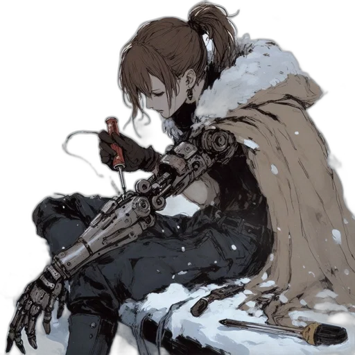 weapon, jacket, sword, staff transparent PNG cut-out