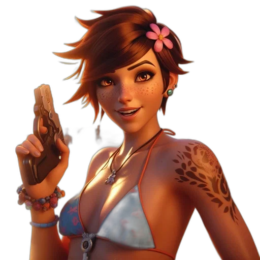 weapon, staff, face, jewelry transparent PNG cut-out