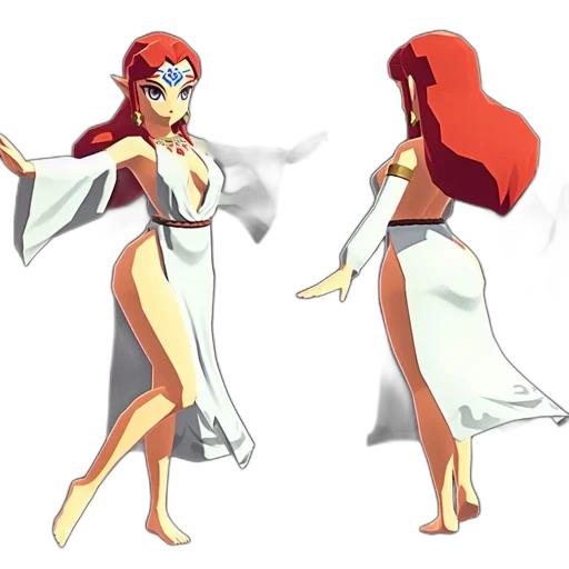 dress, concept art, anime, cartoon transparent PNG cut-out