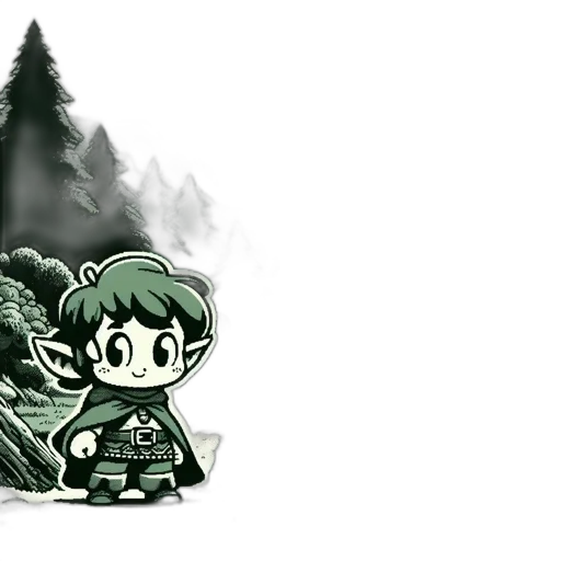 concept art, pixel art, fantasy art, comic book art transparent PNG cut-out