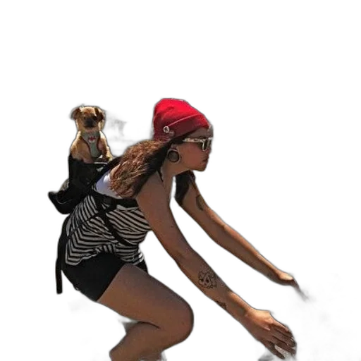 animal, creature, dress, staff transparent PNG cut-out