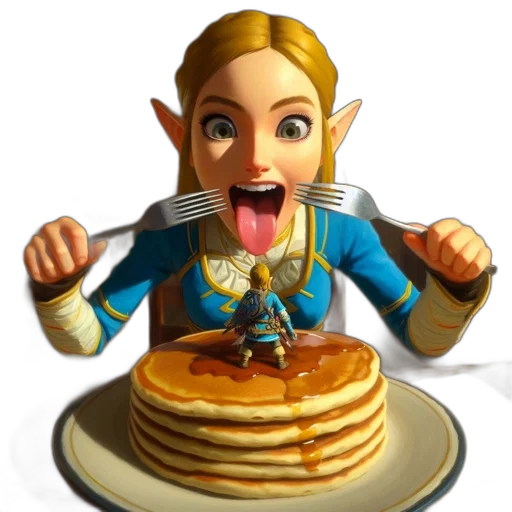 food, staff, 3d render, concept art transparent PNG cut-out