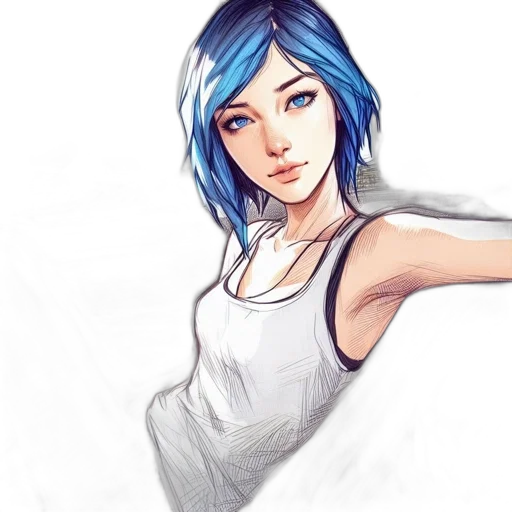 face, dress, robot, anime transparent PNG cut-out