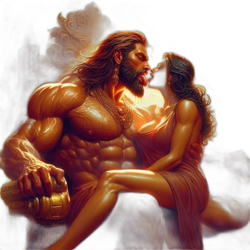 fantasy art, concept art, comic book art, photorealistic transparent PNG cut-out