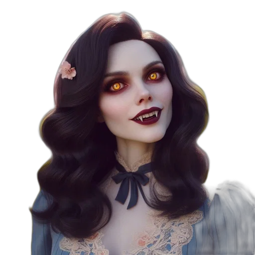face, fantasy art, concept art, pixel art transparent PNG cut-out
