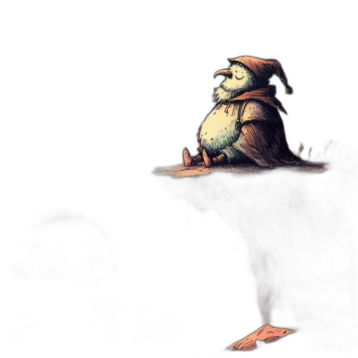 creature, dragon, staff, mask transparent PNG cut-out