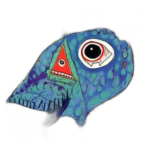 mask, hat, jacket, creature transparent PNG cut-out