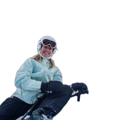 face, staff, jacket, snow transparent PNG cut-out