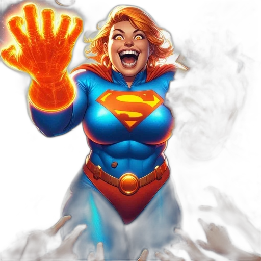 comic book art, concept art, fantasy art, cartoon transparent PNG cut-out