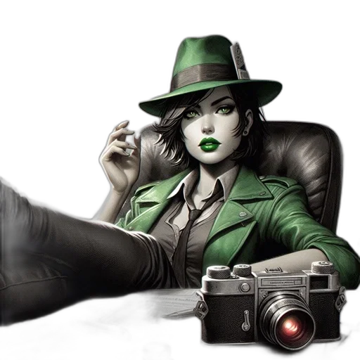 hat, weapon, staff, face transparent PNG cut-out