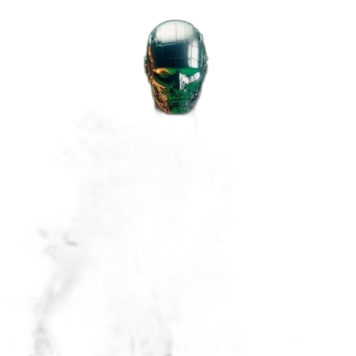 mask, robot, face, creature transparent PNG cut-out
