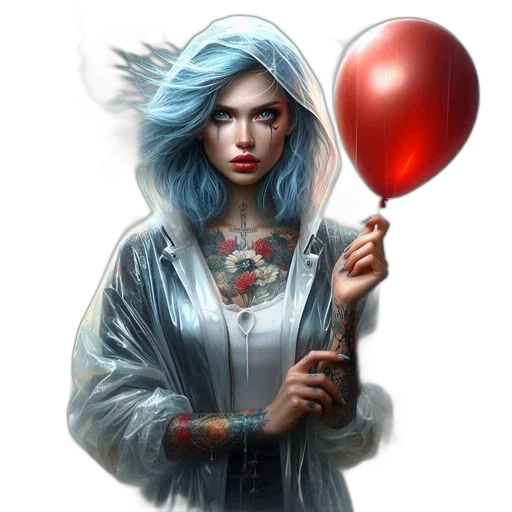 jacket, staff, face, fantasy art transparent PNG cut-out
