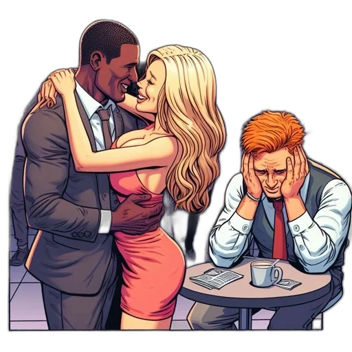 comic book art, concept art, cartoon, fire transparent PNG cut-out
