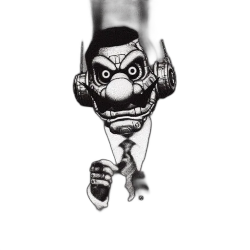 mask, staff, creature, face transparent PNG cut-out