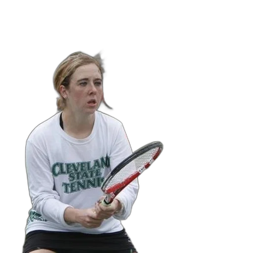 staff, female, tennis, player transparent PNG cut-out