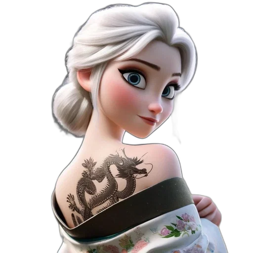 dress, dragon, jewelry, concept art transparent PNG cut-out