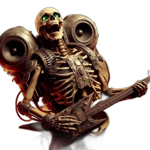 robot, staff, weapon, creature transparent PNG cut-out