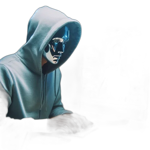 mask, robot, jacket, face transparent PNG cut-out