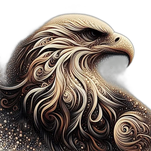 hair, mask, creature, face transparent PNG cut-out