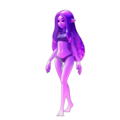 dress, creature, robot, 3d render transparent PNG cut-out