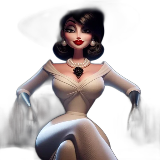 dress, concept art, comic book art, fantasy art transparent PNG cut-out