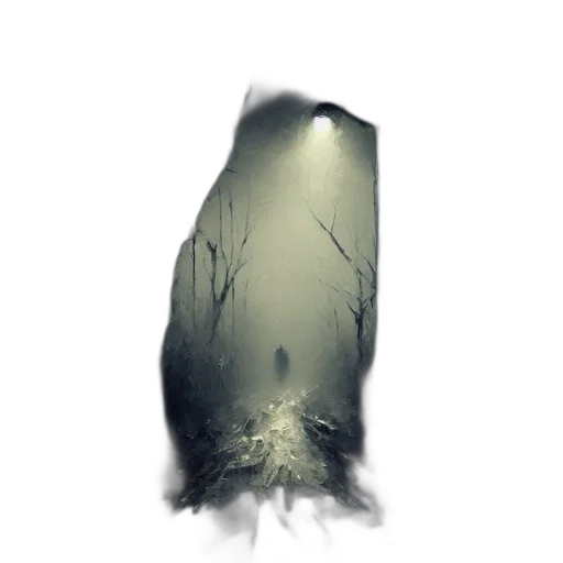 tree, creature, hair, mask transparent PNG cut-out