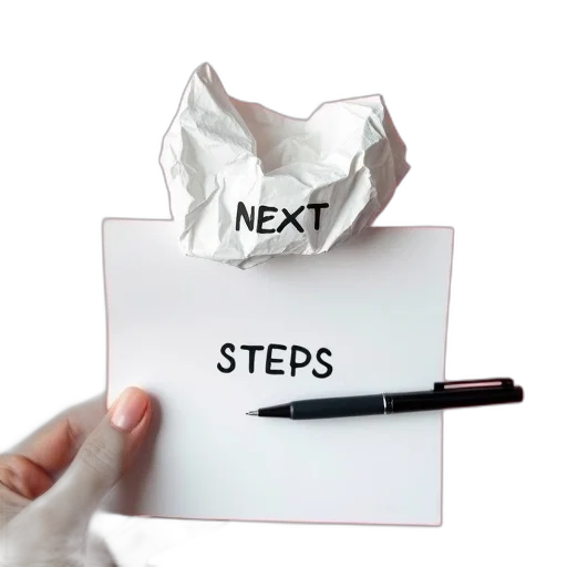 hand, holding, crumpled, piece transparent PNG cut-out