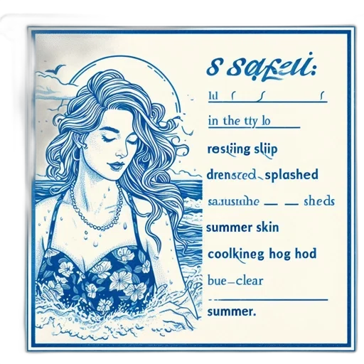 dress, vaporwave, beach, underwater transparent PNG cut-out