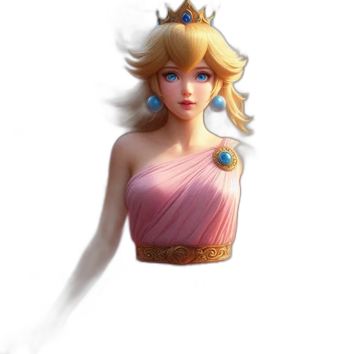 crown, dress, jewelry, staff transparent PNG cut-out
