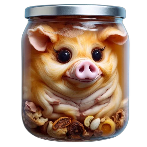 food, animal, creature, face transparent PNG cut-out