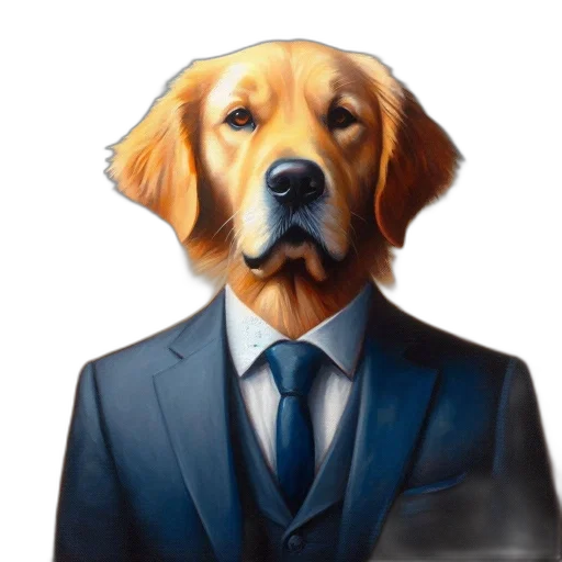 staff, animal, face, photorealistic transparent PNG cut-out
