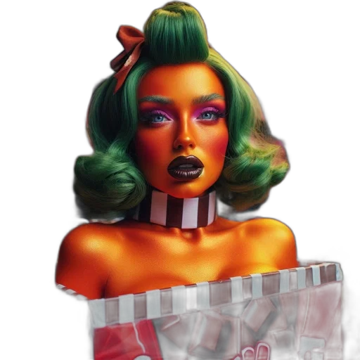 concept art, vaporwave, photorealistic, fantasy art transparent PNG cut-out