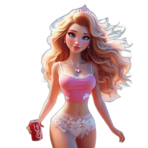 dress, concept art, fantasy art, cartoon transparent PNG cut-out