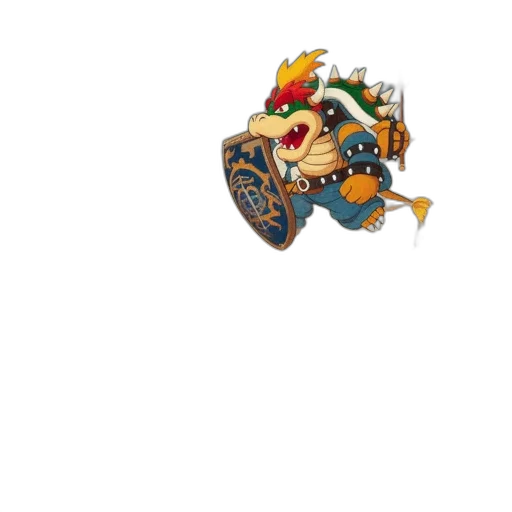 weapon, dragon, crown, staff transparent PNG cut-out