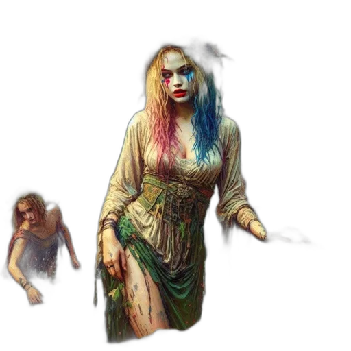 creature, dress, concept art, fantasy art transparent PNG cut-out