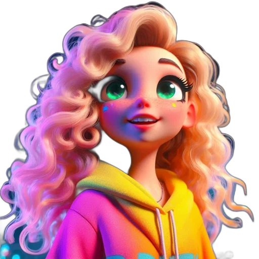 face, jacket, hair, staff transparent PNG cut-out