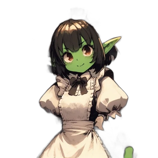 staff, dress, creature, mask transparent PNG cut-out