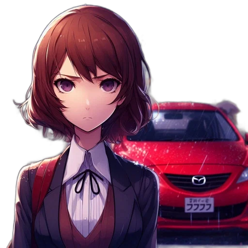 car, face, weapon, dress transparent PNG cut-out