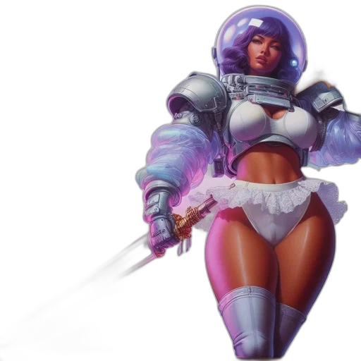 robot, concept art, fantasy art, 3d render transparent PNG cut-out